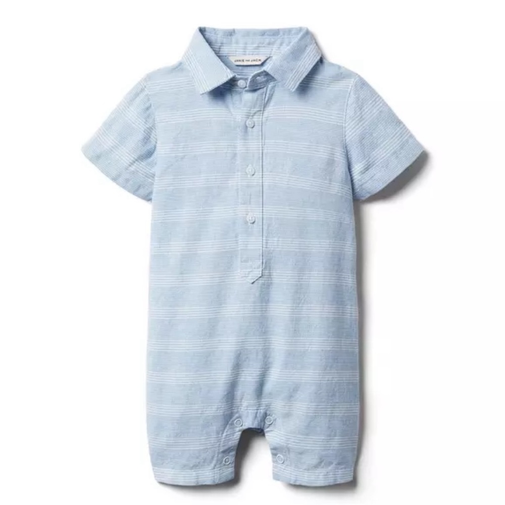 JANIE AND JACK Baby Striped Romper